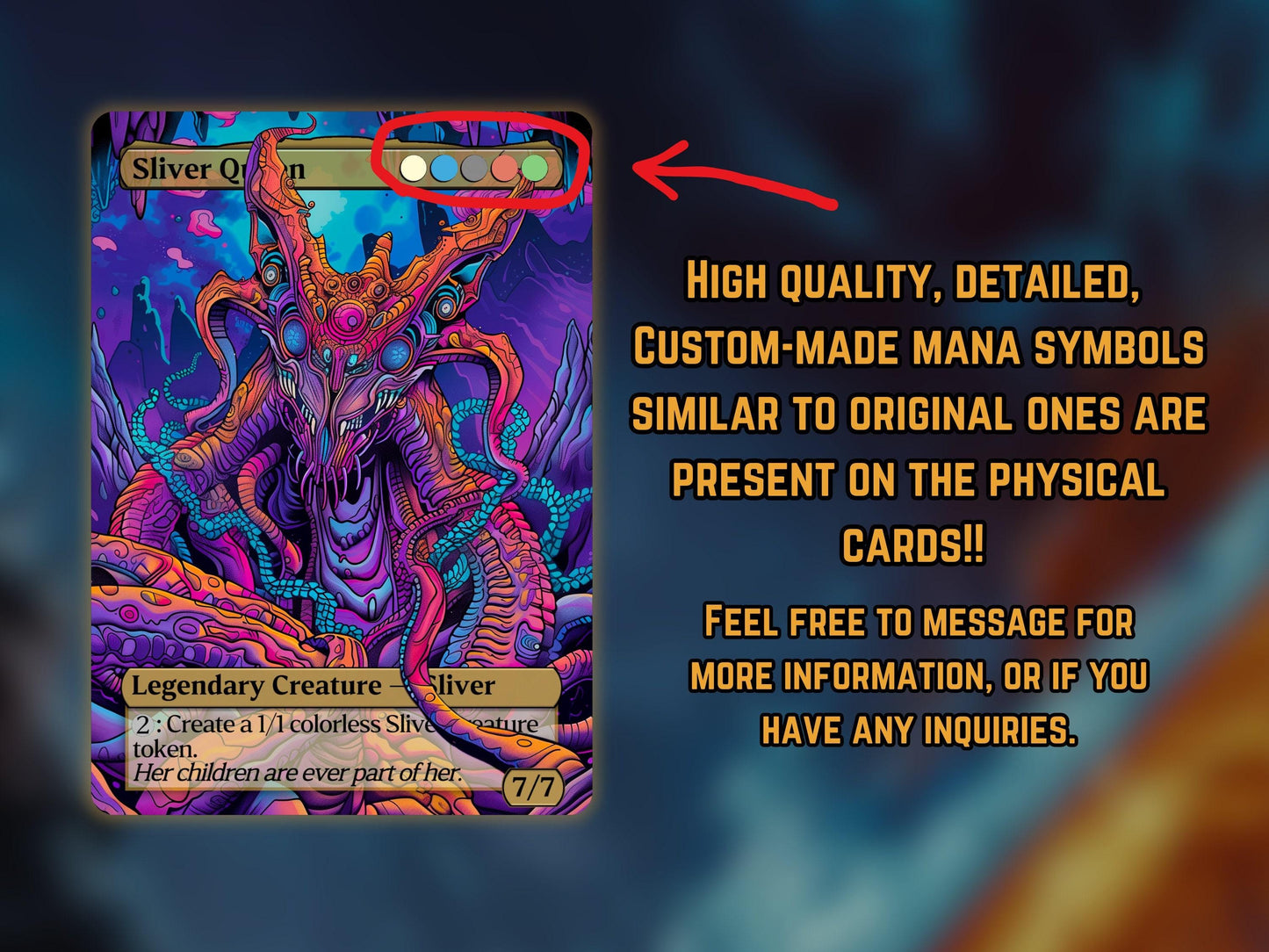 105 Card Commander Staples Super Mega Bundle - Gift - All 5xColors -Unique Full-art Custom Magic proxies-High Quality Cards for your decks!