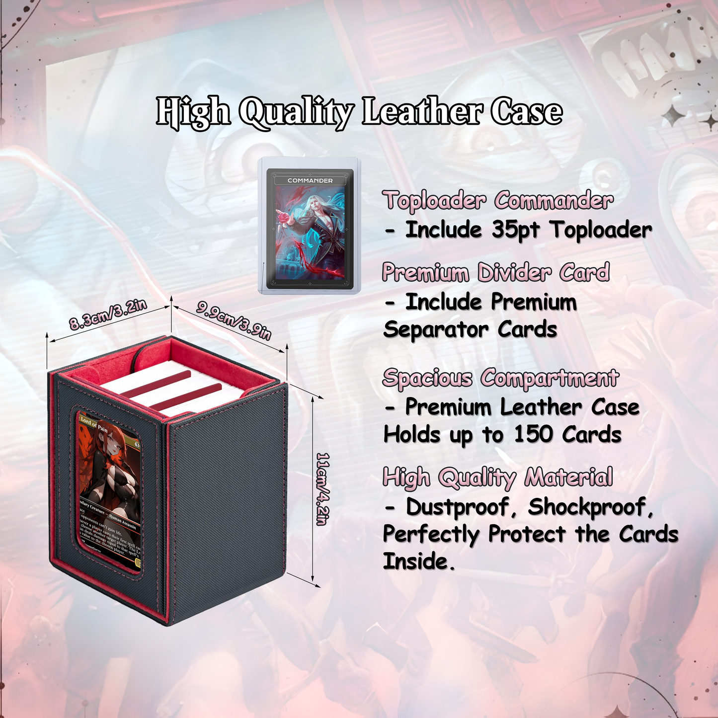 Burn Commander Deck The Lord of Pain Complete EDH Deck Proxy Deck