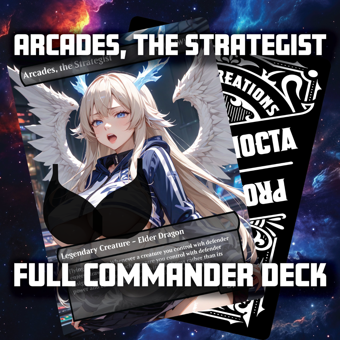 Custom Arcades, the Strategist Proxy Commander Deck - Sexy Art Edition