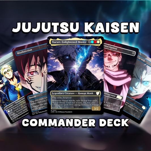 Jujutsu Kaisen EDH Commander Deck – Custom Anime-Inspired MTG Proxy Deck