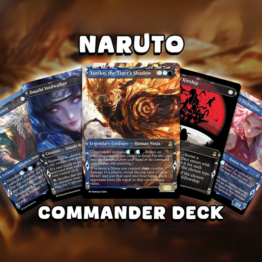 N.a.r.u.t.o N.i.n.j.a Commander Deck – Y.u.r.i.k.o R.e.i.m.a.g.i.n.e.d | F.a.s.t & S.n.e.a.k.y N.i.n.j.u.t.s.u EDH P.r.o.x.y