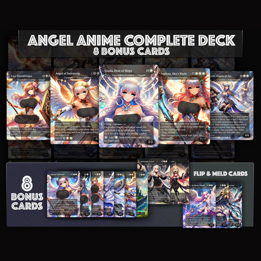 Giada Angel Anime Style Waifu Tribal Commander Deck Special Edition Custom Proxy Deck Art For EDH High Quality Cards 108 Cards
