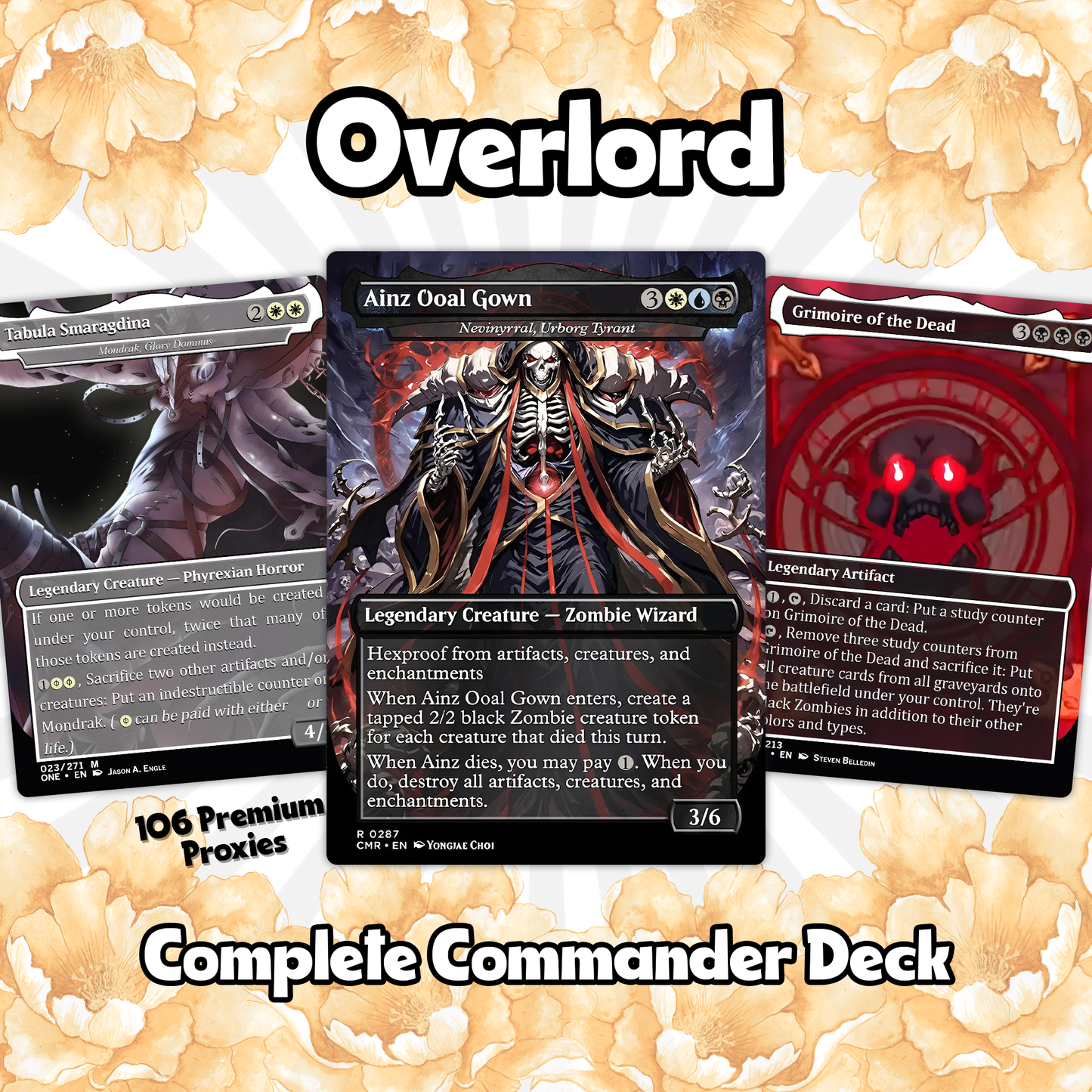 Overlord Zombie Tribal EDH Deck – Custom Anime-Inspired Deck