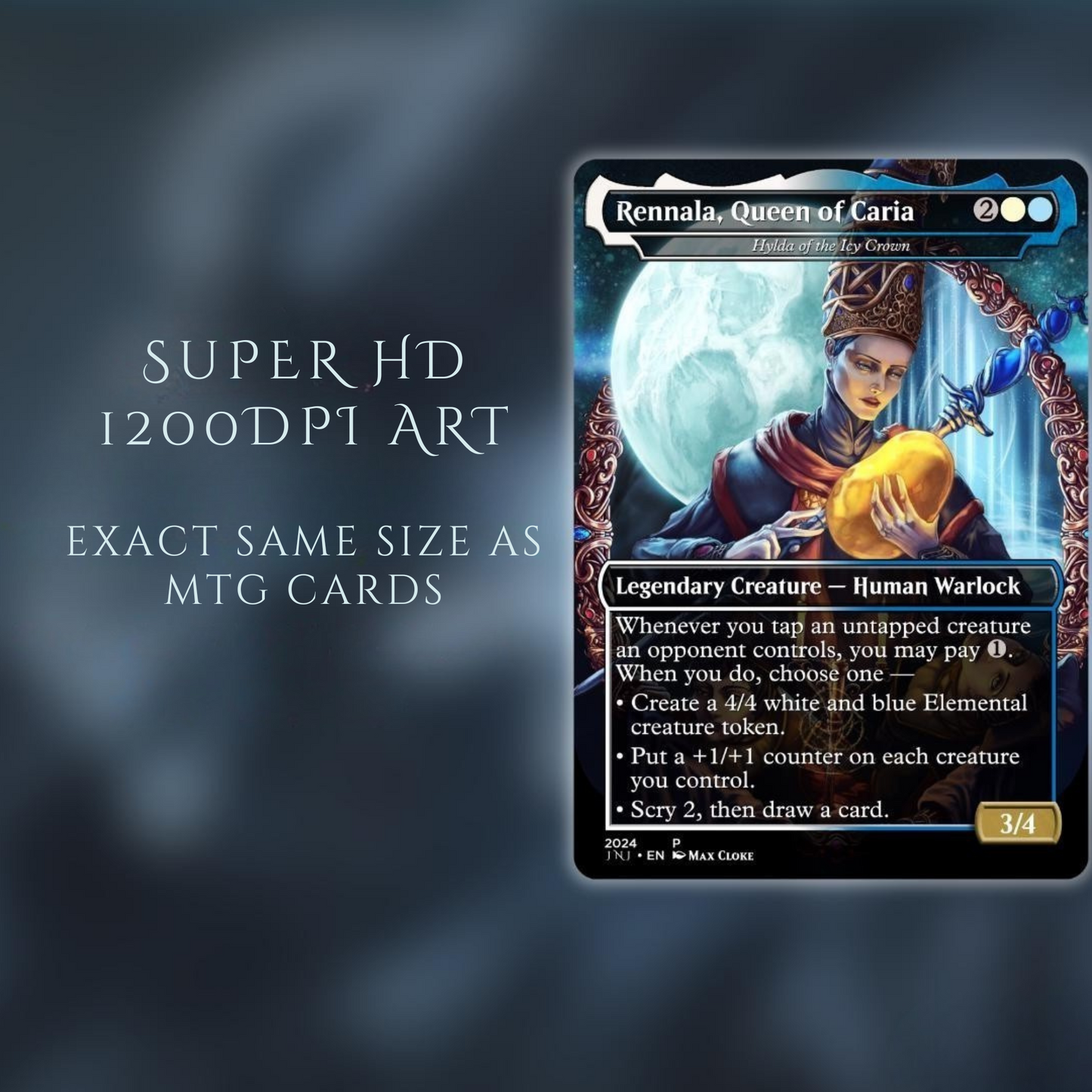 Elden Ring Commander | Dual-Commander Azorius Control Voltron | 100+ Custom Proxy Cards