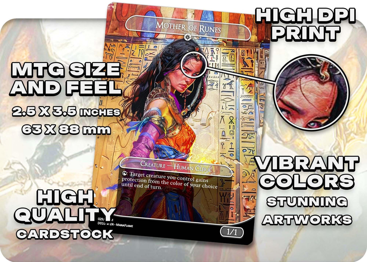 Kaalia Big Creatures - 120 Proxy Cards - Commander EDH Deck - High Quality Altered Cards - Full ManaFlame Deck