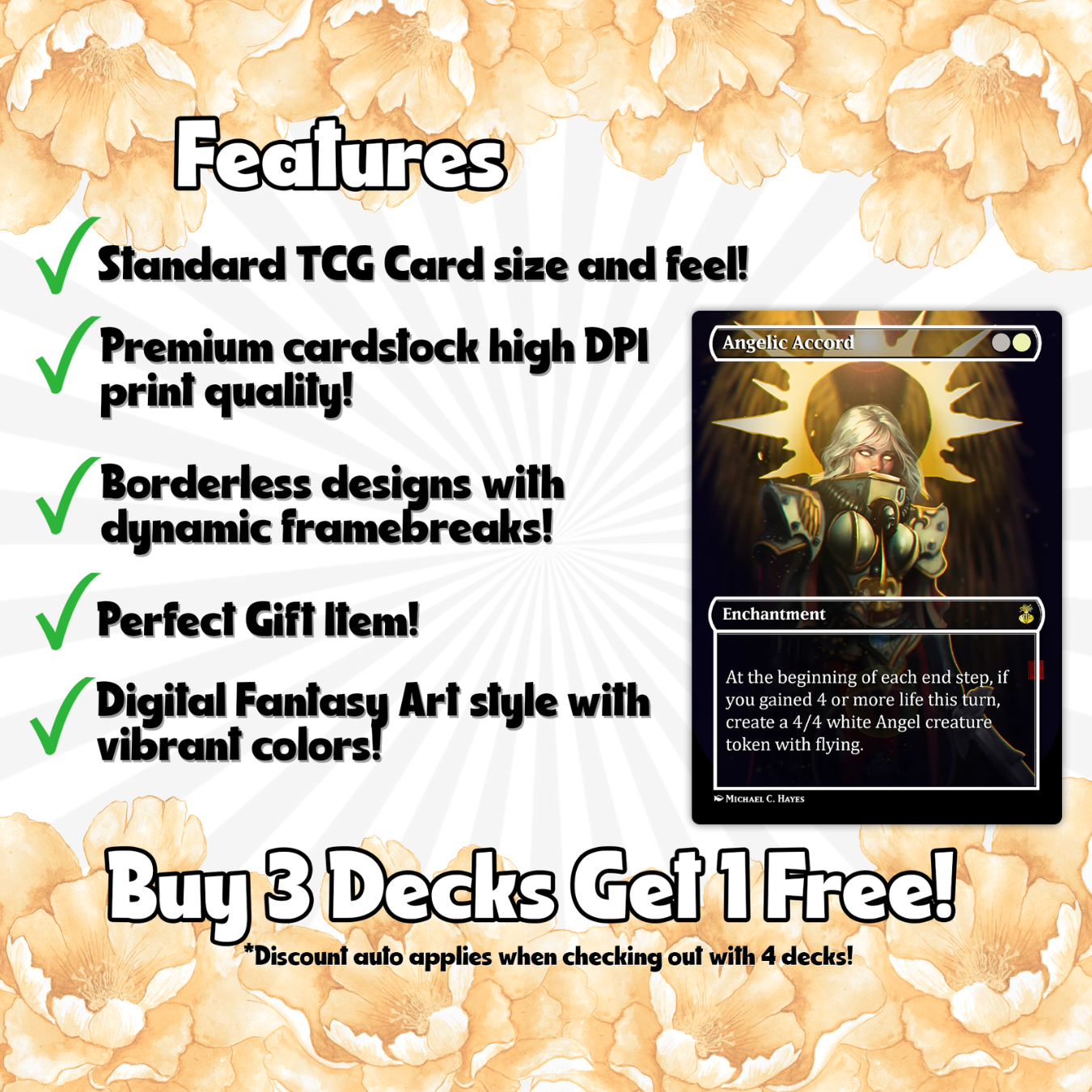 Heaven’s Wrath – Giada’s Space Nun Angel Crusade | Custom EDH Commander Deck