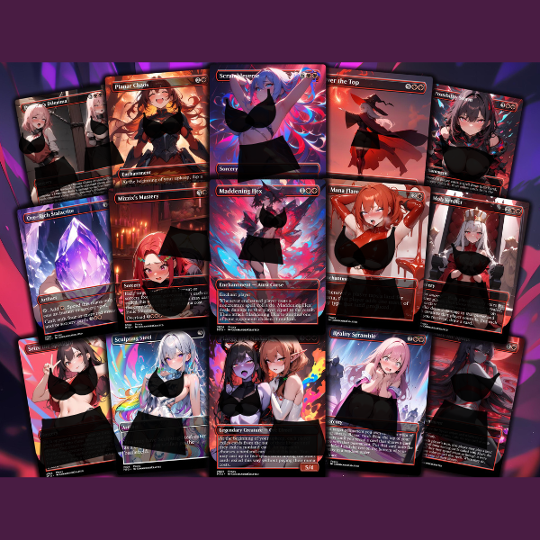 Chaos Commander Deck Zurzoth Custom MTG Cards Premium Proxy Cards Complete EDH Deck Premium Quality