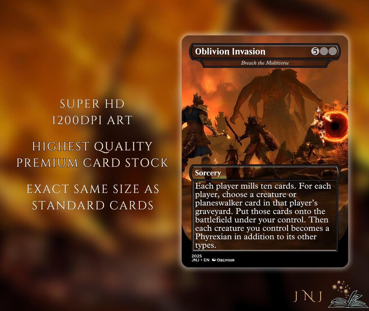 Oblivion Themed Commander Deck Proxies, Rakdos Madness, 100+ Unique Cards, Quality Custom Card Proxy Replicas for Commander EDH