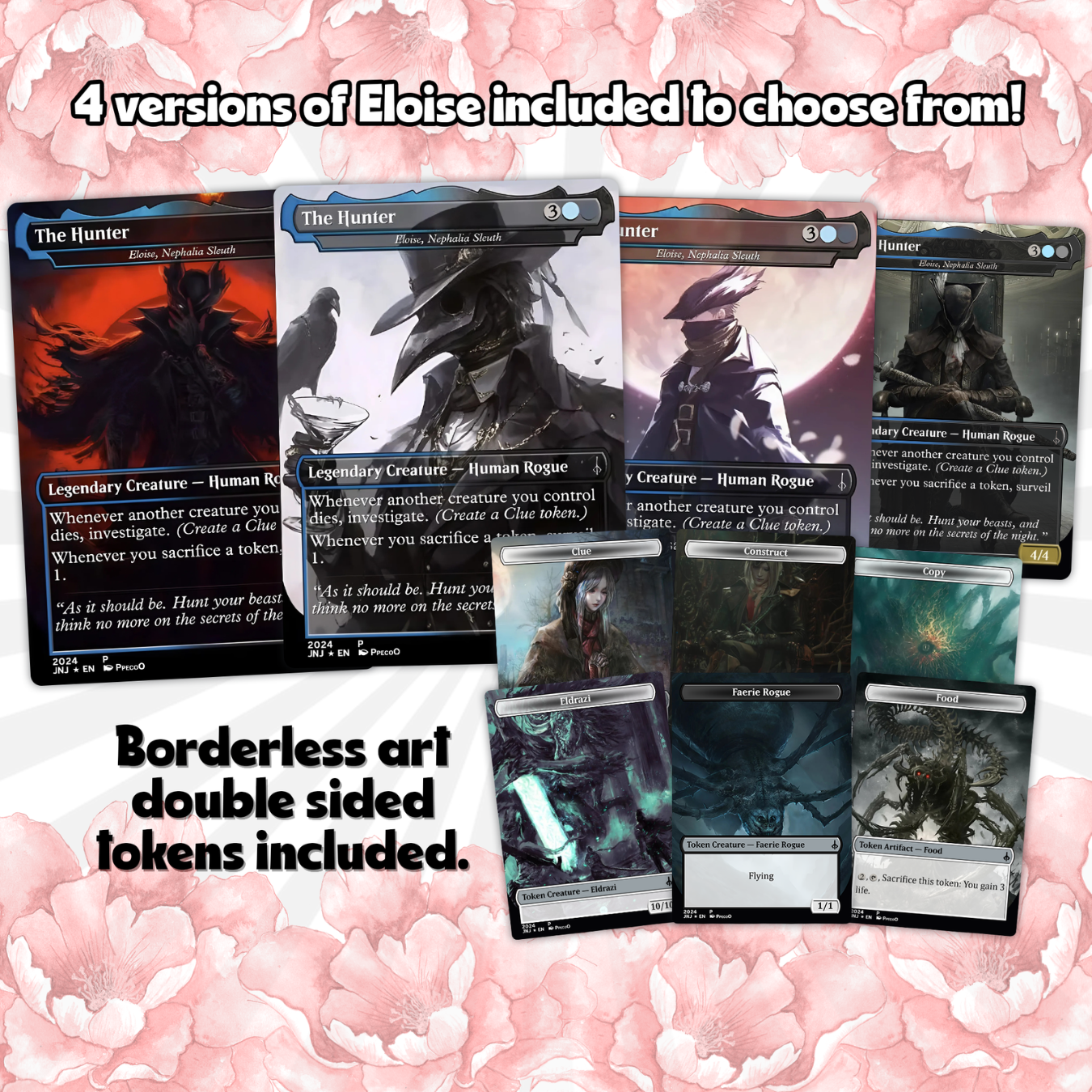 Bloodborne Themed Commander Deck Proxies, Aristocrat/Artifact Combo, 120+ Unique Cards, Quality Custom Card Proxy Replicas for Commander EDH