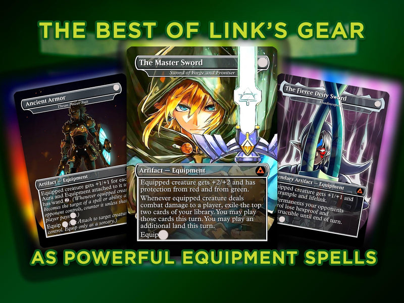 Ultimate Zelda MTG Commander Link EDH Proxy Deck