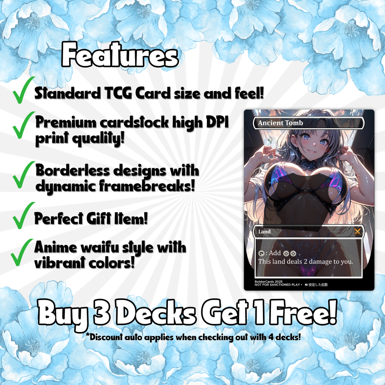 Elesh Norn Anime Style Waifu Tribal Commander Deck Special Edition Custom Proxy Deck Art For EDH High Quality Cards 108 Cards