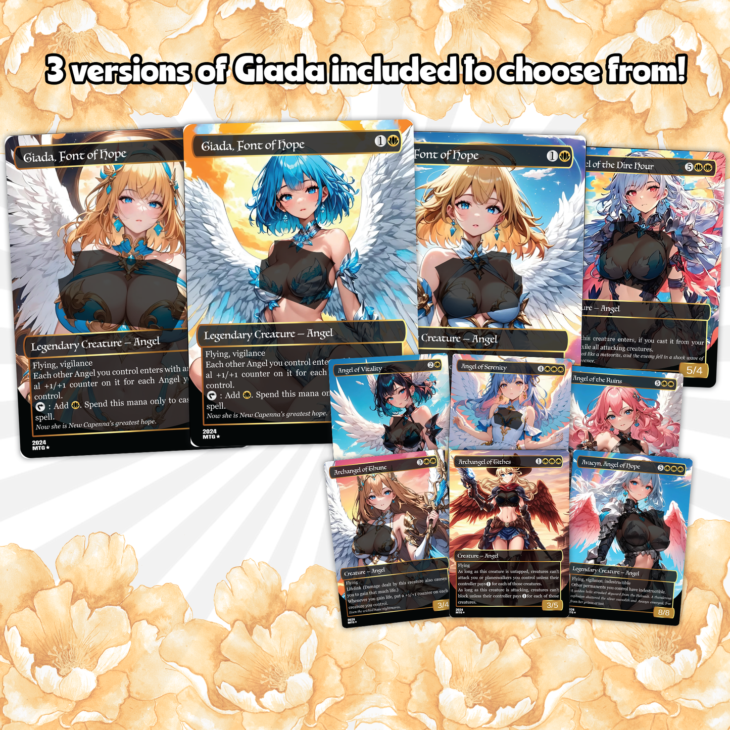Curse Tribal Anime Waifu Ready to Play Proxy Commander Deck Custom Proxy EDH Curse Tribal English High Quality Cards