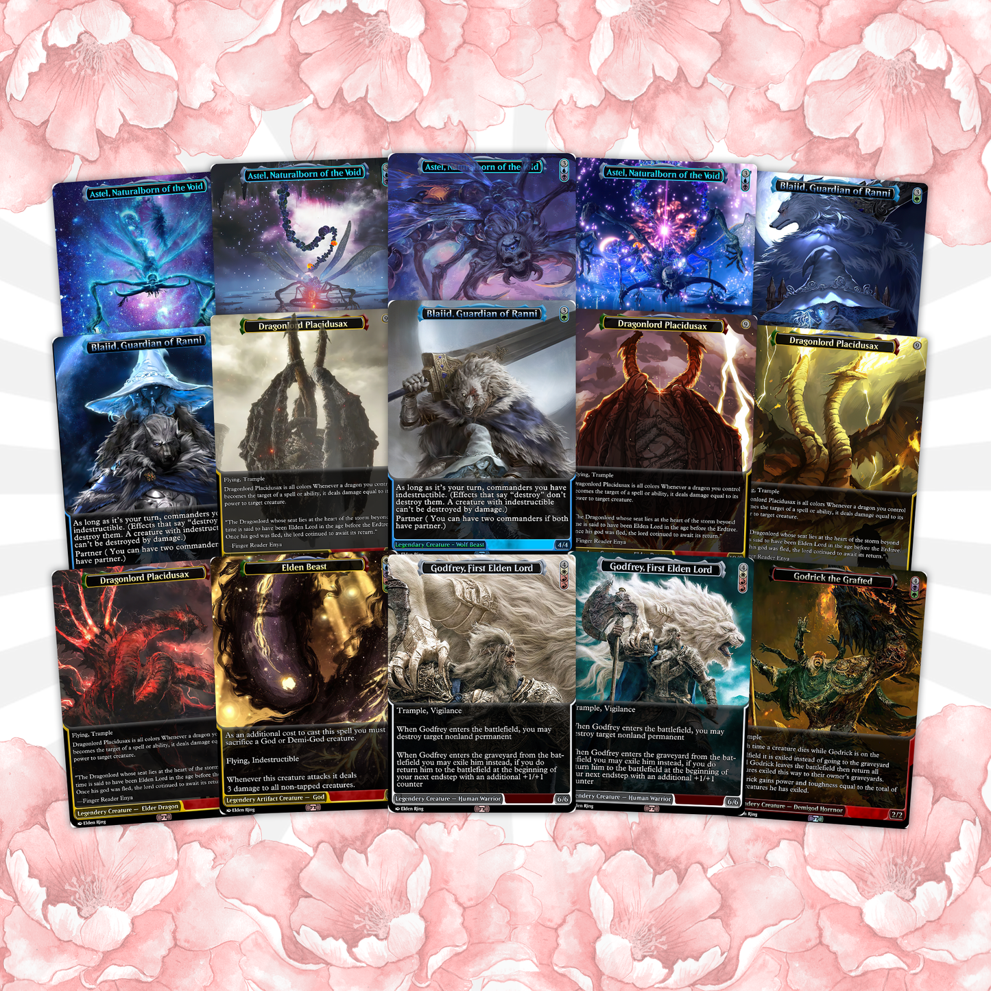 Elden Ring Commander Deck • Elden Ring  Mtg Proxy Deck • Mtg Commander Deck • Custom MTG card • Sidar Jabari of Zhalfir • Mtg Proxy Commander