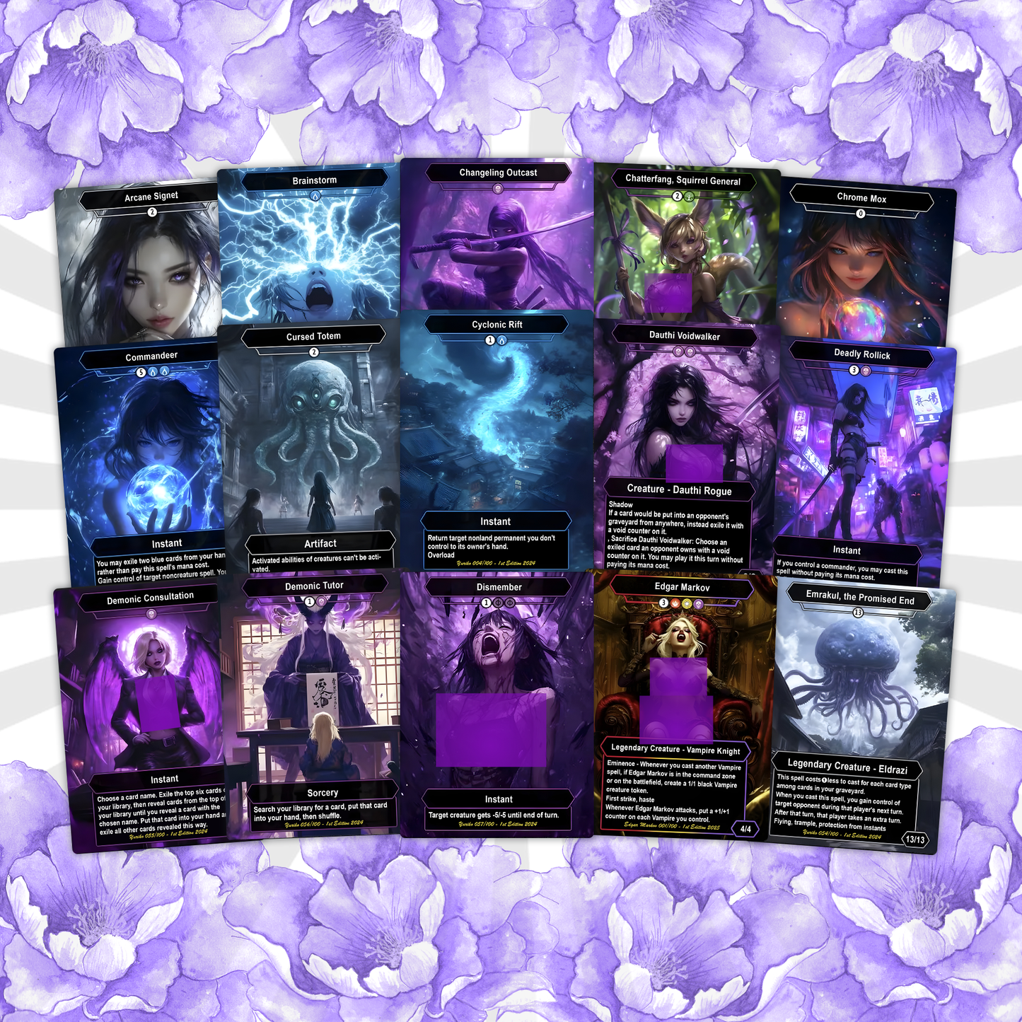 Yuriko Commander Ninja Deck – Custom Cards for Casual Play