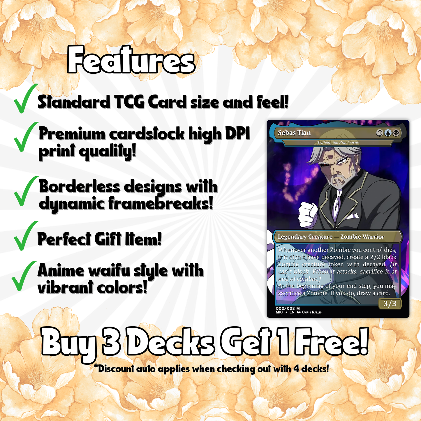Overlord Zombie Tribal EDH Deck – Custom Anime-Inspired Deck