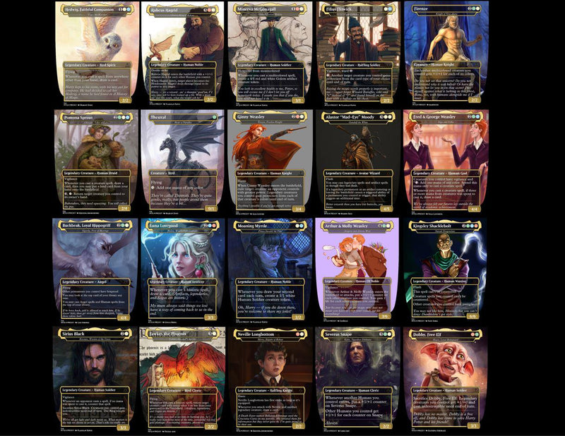 H.a.r.r.y P.o.t.t.e.r D.u.m.b.l.e.d.o.r.e.'s A.r.m.y. M.T.G Commander Deck - Complete Custom EDH Deck M.a.g.i.c P.r.o.x.y Cards P.r.o.x.i.e.s Complete
