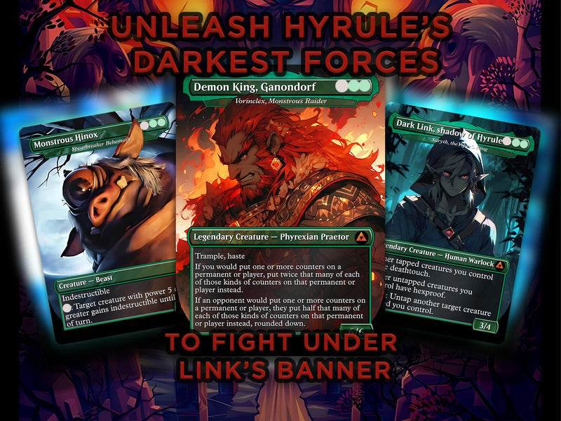 Ultimate Zelda MTG Commander Link EDH Proxy Deck