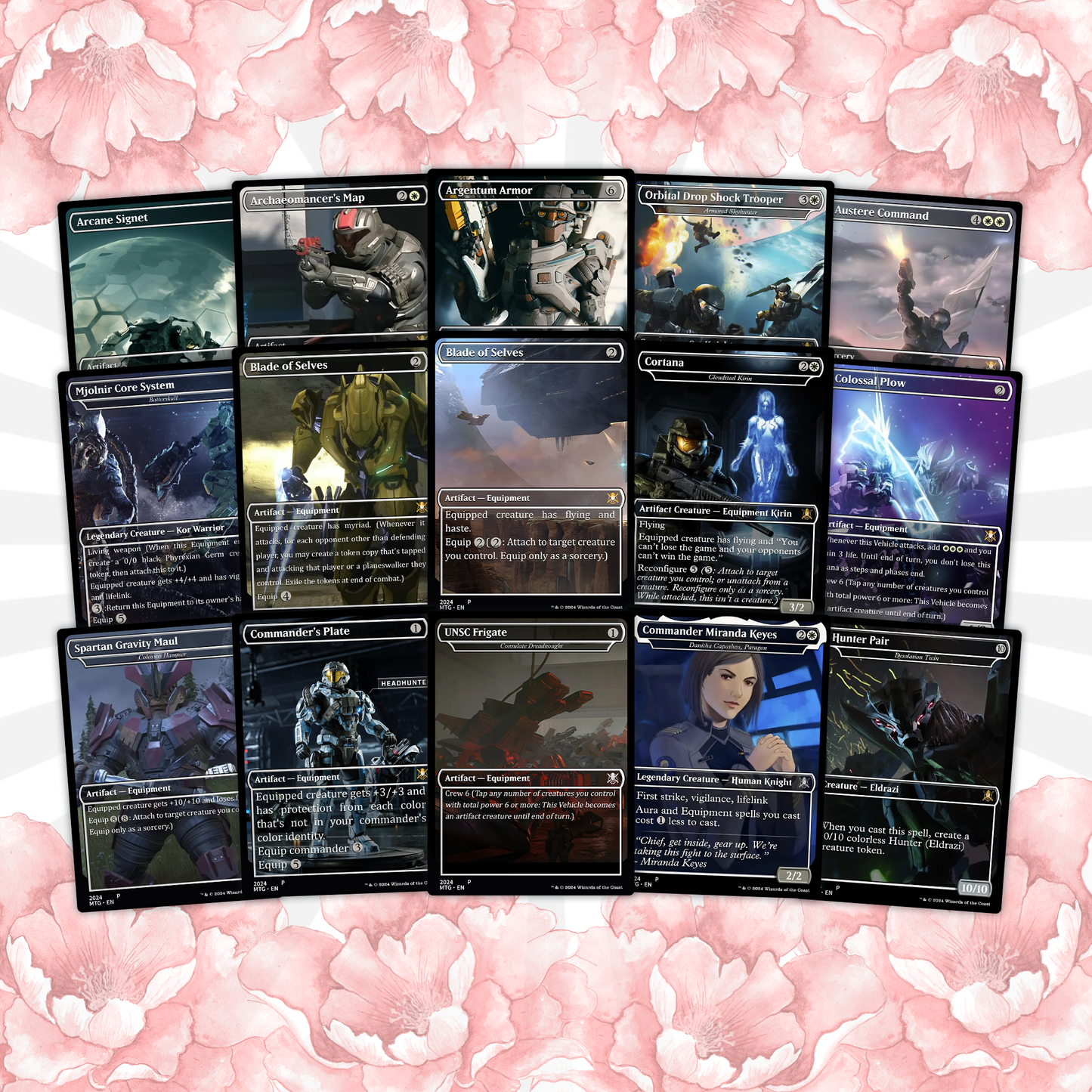Halo Infinite Commander Deck • Halo Infinite themed Mtg Proxy Deck • H.a.l.o. A.r.m.o.r. • Mtg Deck Box •Proxy Custom Card •MTG Proxy Cards •Edh Deck