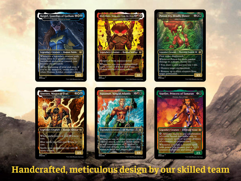D.C Commander Deck • S.u.p.e.r.m.a.n • Forge a New Legacy in the M.T.G Multiverse! • Custom M.T.G Cards • P.r.e.m.i.u.m P.r.o.x.y Cards • Complete EDh Deck