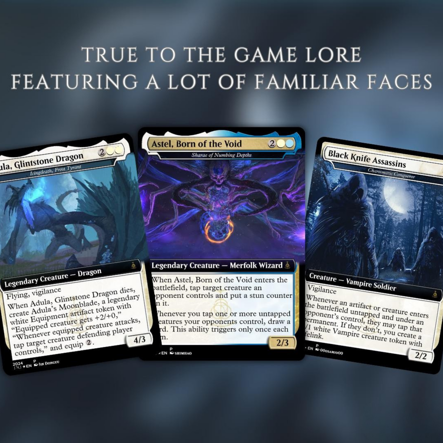 Elden Ring Commander | Dual-Commander Azorius Control Voltron | 100+ Custom Proxy Cards