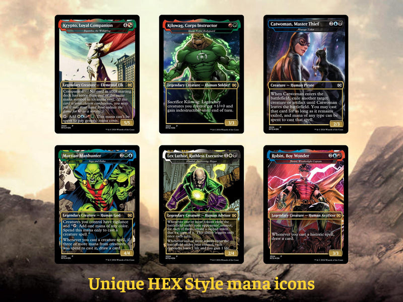 D.C Commander Deck • S.u.p.e.r.m.a.n • Forge a New Legacy in the M.T.G Multiverse! • Custom M.T.G Cards • P.r.e.m.i.u.m P.r.o.x.y Cards • Complete EDh Deck