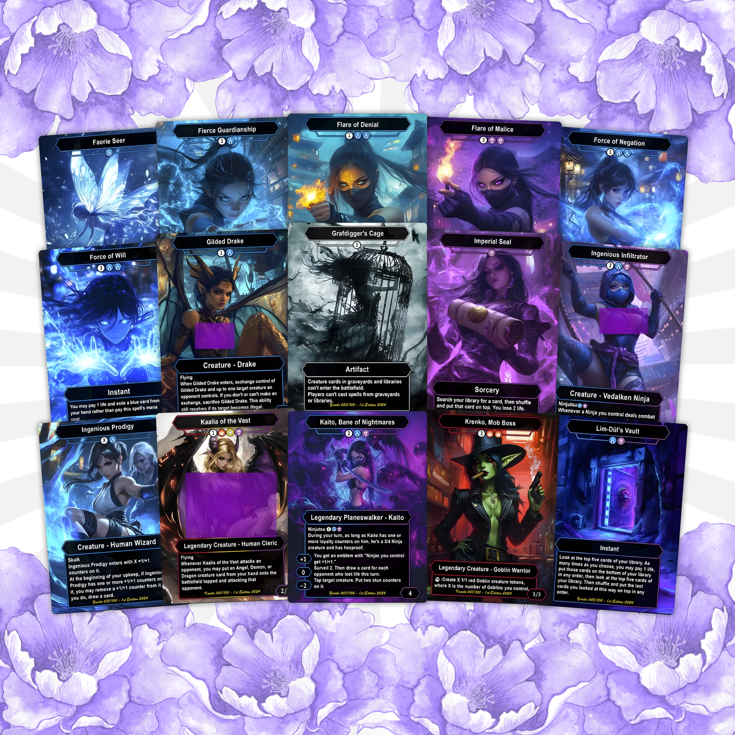Yuriko Commander Ninja Deck – Custom Cards for Casual Play