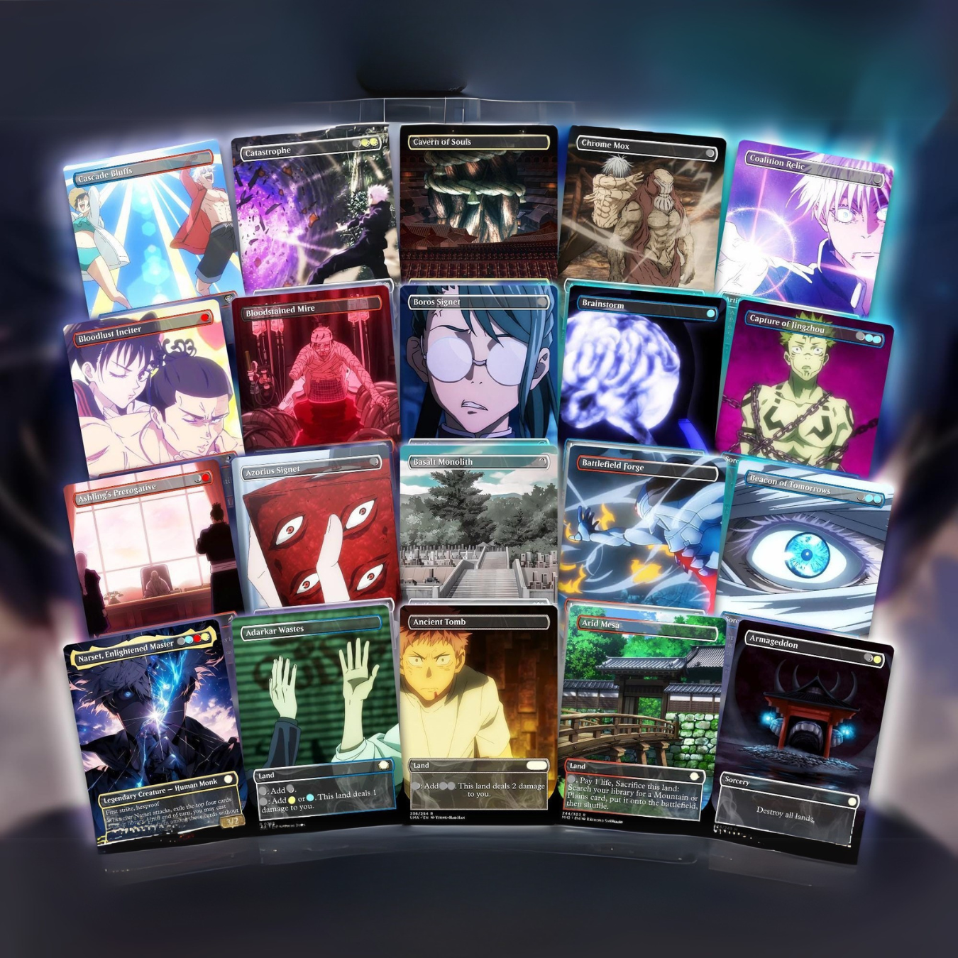 Jujutsu Kaisen EDH Commander Deck – Custom Anime-Inspired MTG Proxy Deck