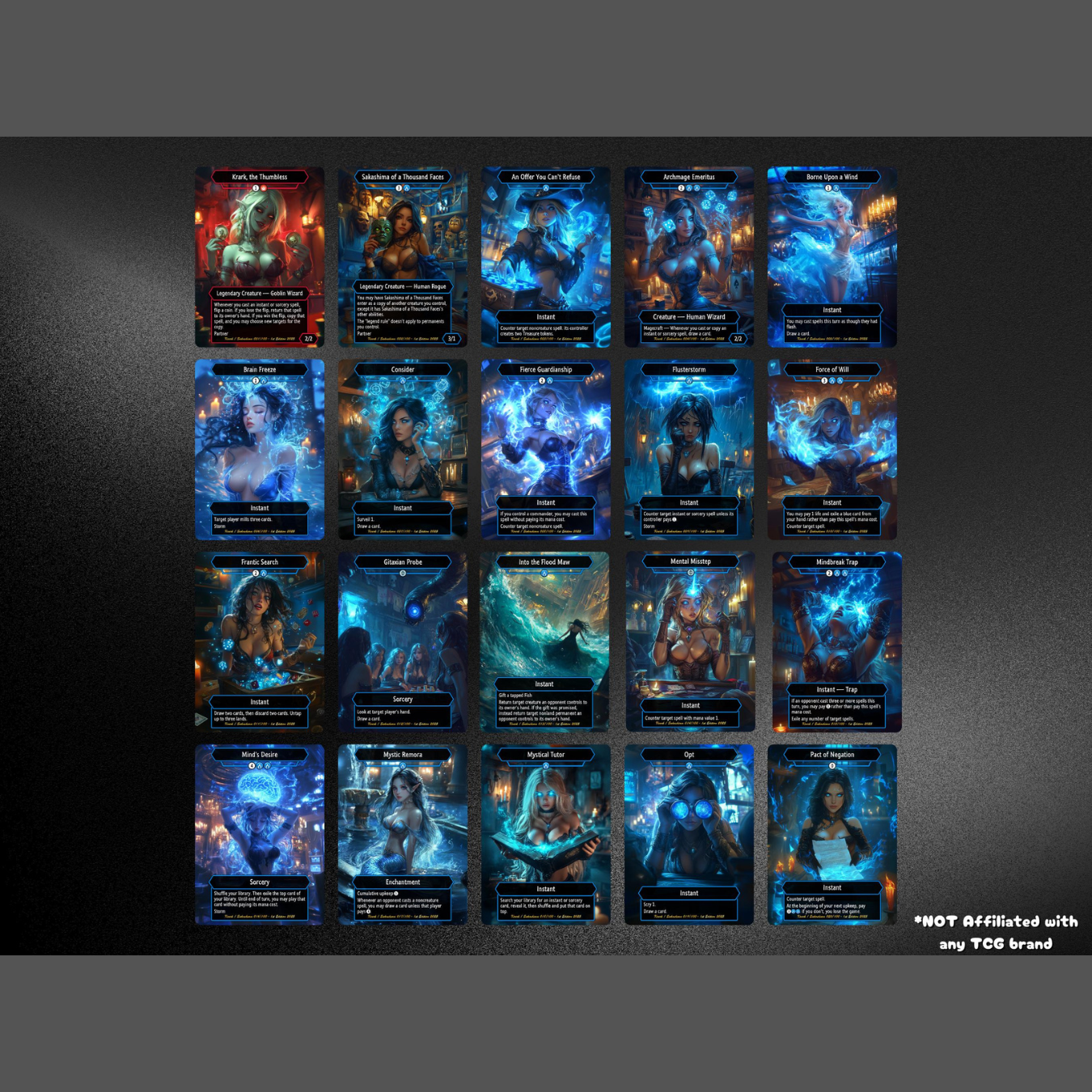 Krark Commander Coin Flip Deck – Custom Cards for Casual Play