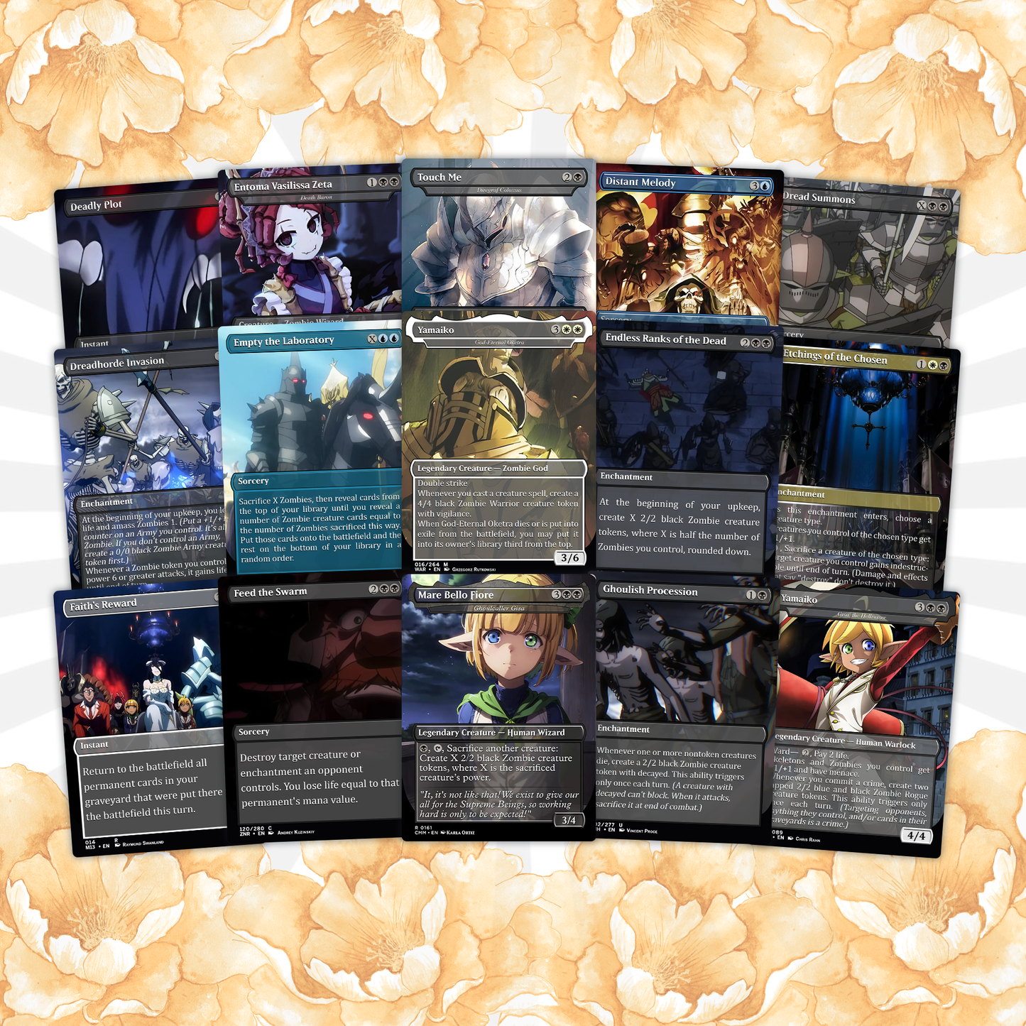 Overlord Zombie Tribal EDH Deck – Custom Anime-Inspired Deck