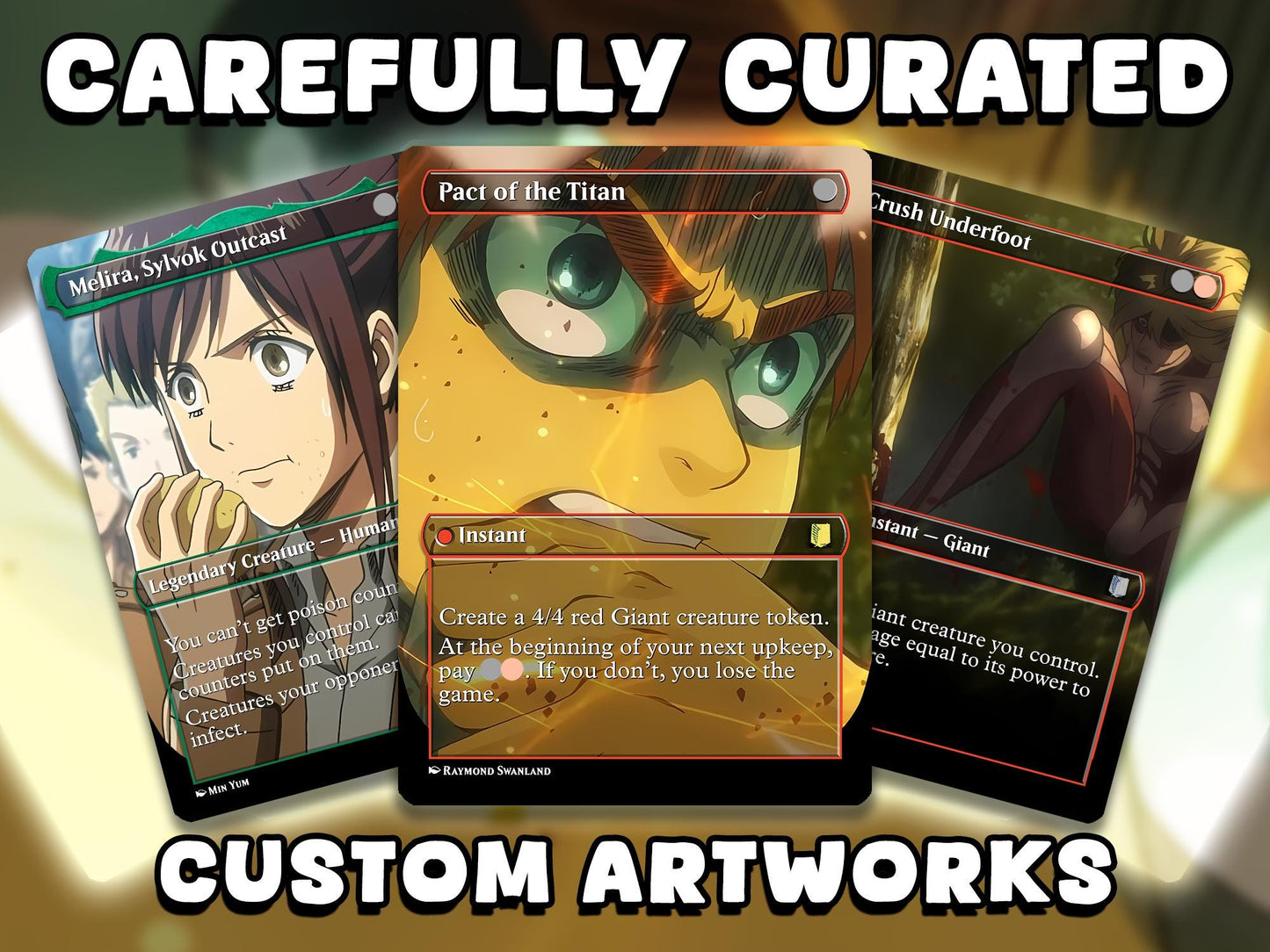 Walls Will Fall – An Attack on Titan EDH Commander Deck