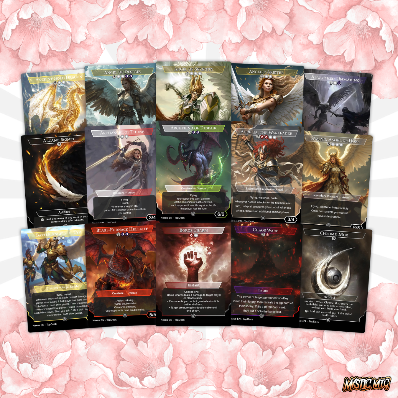 Kaalia of the Vast - Commander EDH Deck - With Tokens - MTG Full Proxy Deck, Altered Cards cEDH