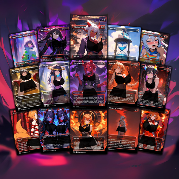 Chaos Commander Deck Zurzoth Custom MTG Cards Premium Proxy Cards Complete EDH Deck Premium Quality