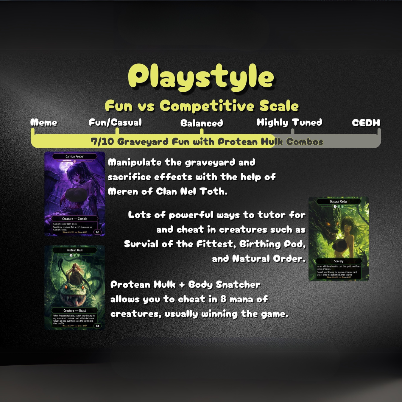 Meren Commander Graveyard Deck – Custom Cards for Casual Play