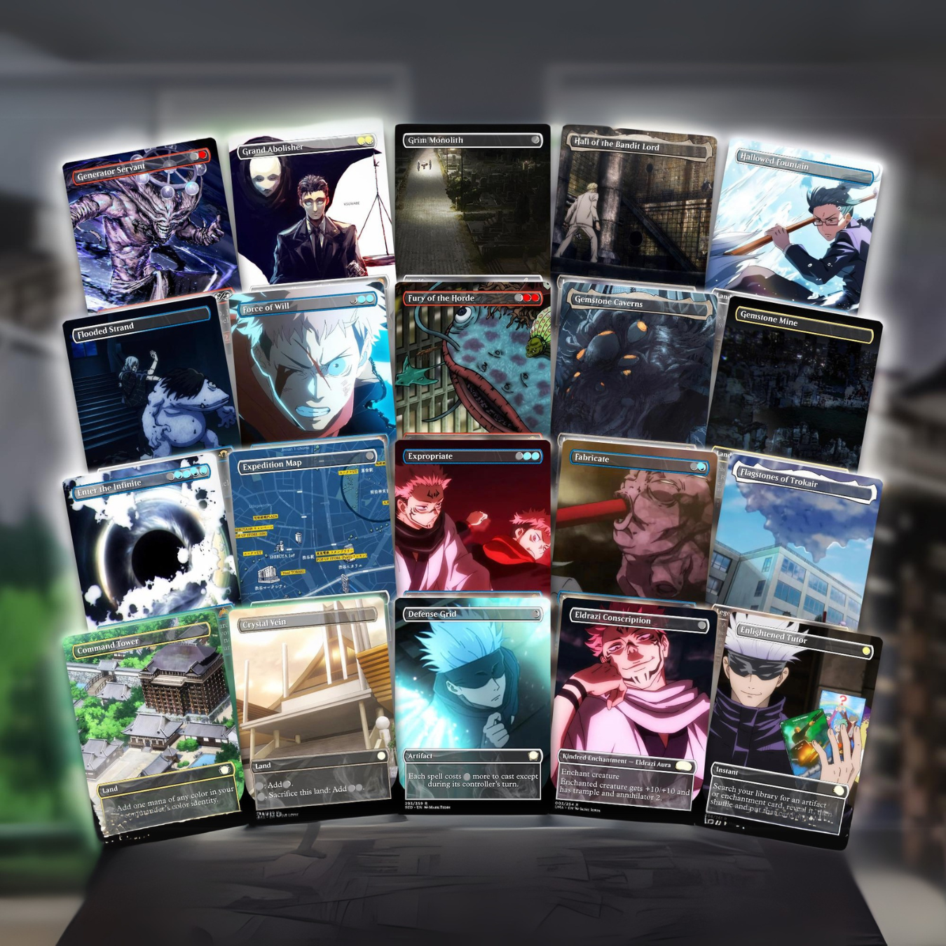 Jujutsu Kaisen EDH Commander Deck – Custom Anime-Inspired MTG Proxy Deck