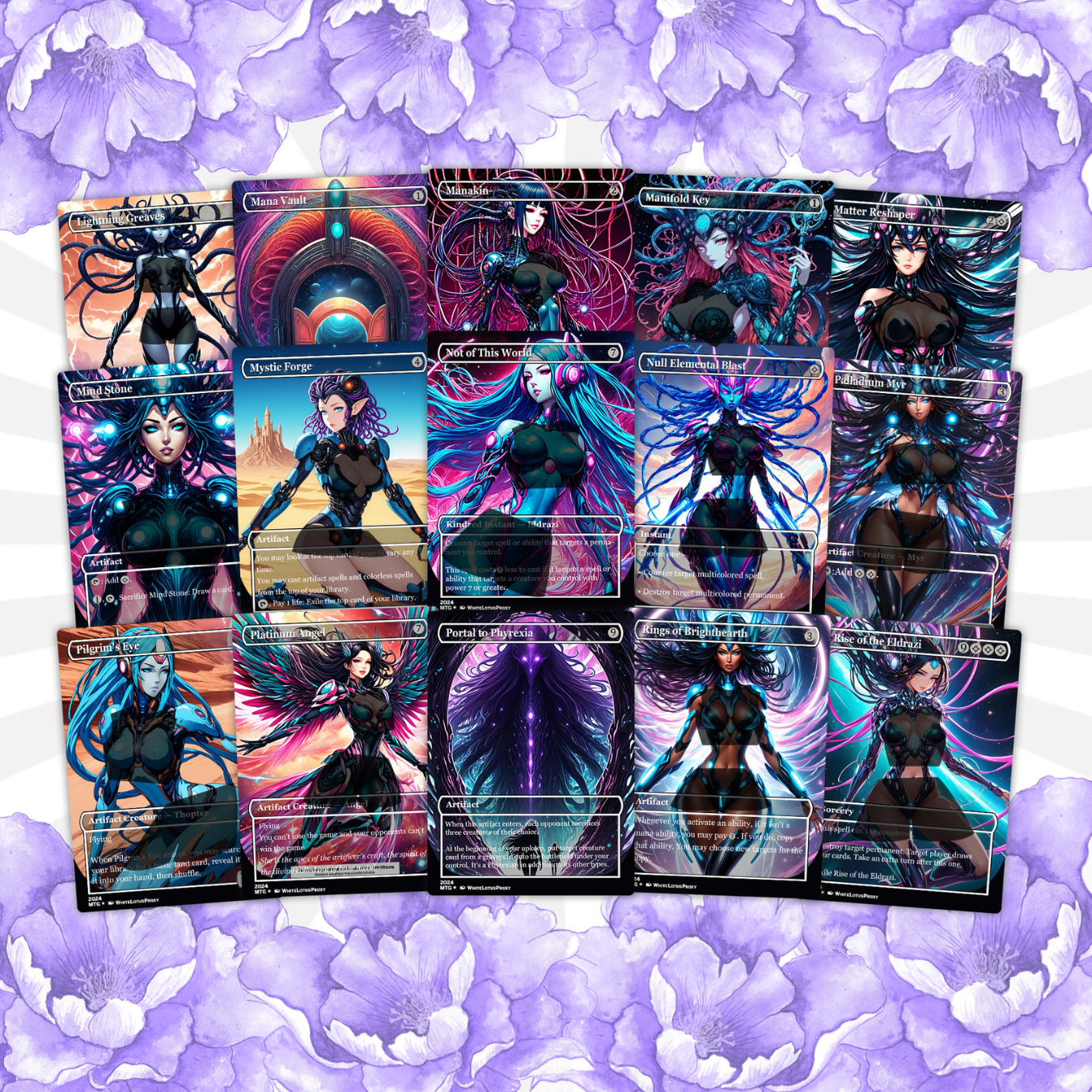 Zhulodok Eldrazi Anime Waifu Proxy Commander Deck Special Edition Custom EDH Deck English High Quality Cards