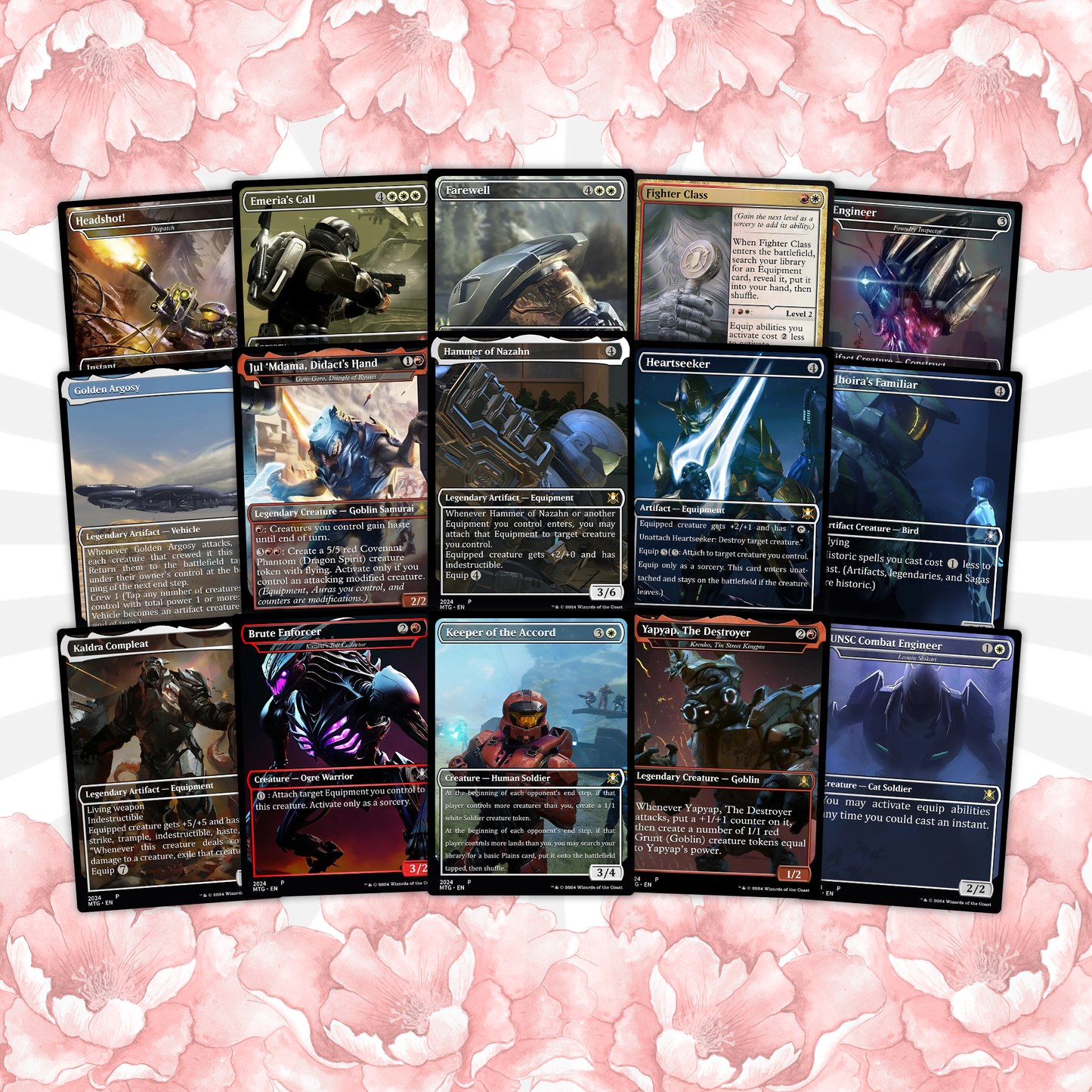 Halo Infinite Commander Deck • Halo Infinite themed Mtg Proxy Deck • H.a.l.o. A.r.m.o.r. • Mtg Deck Box •Proxy Custom Card •MTG Proxy Cards •Edh Deck