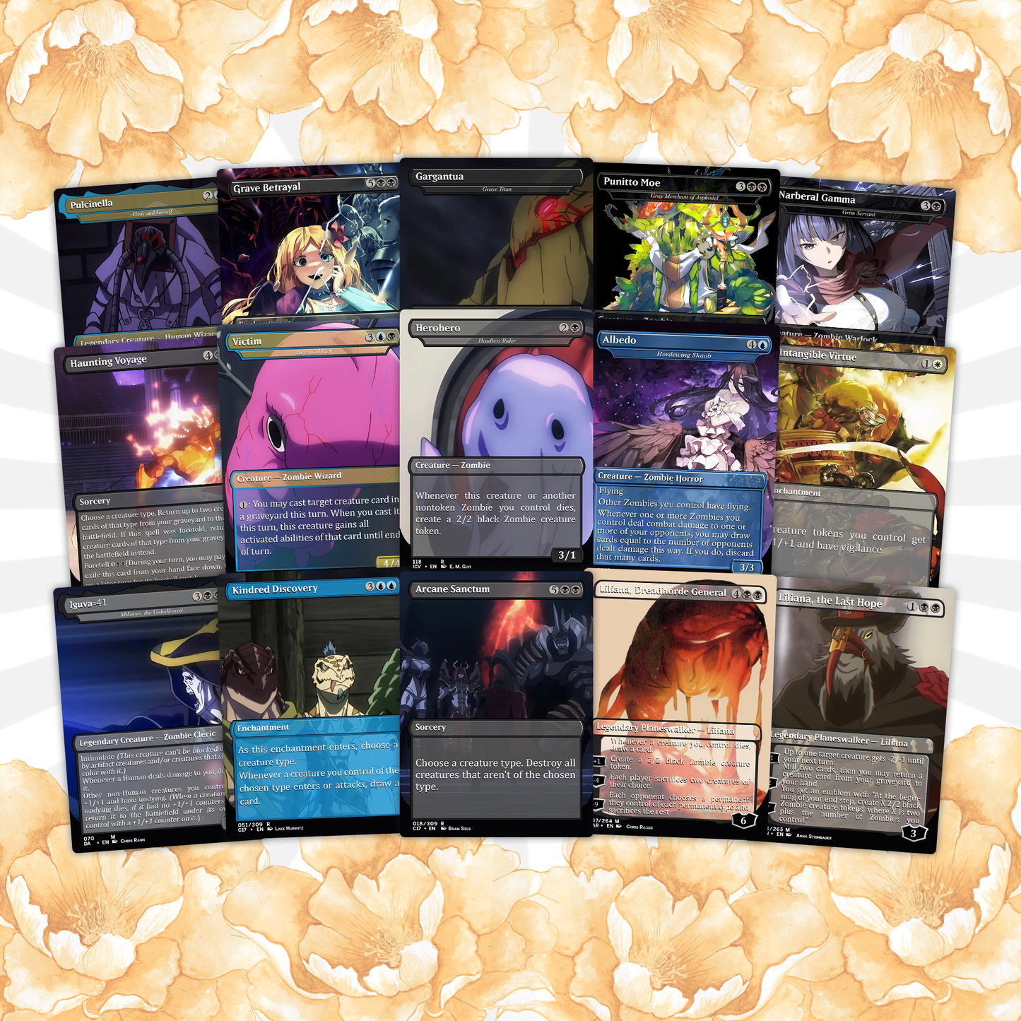 Overlord Zombie Tribal EDH Deck – Custom Anime-Inspired Deck