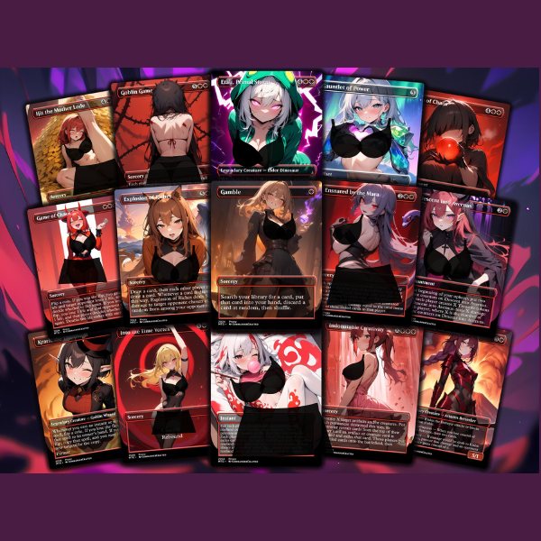 Chaos Commander Deck Zurzoth Custom MTG Cards Premium Proxy Cards Complete EDH Deck Premium Quality
