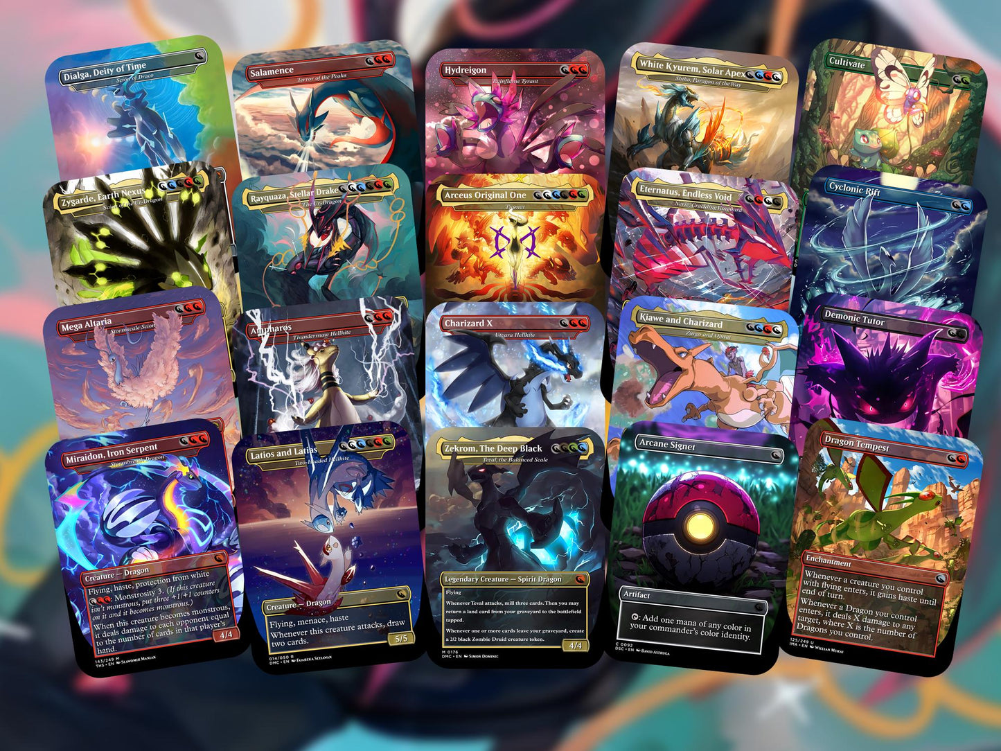 The Ur-Dragon EDH Proxy Deck - P.o.k.é.m.o.n Art, T.a.r.k.i.r Dragonstor.m, Dragon Tribal Commander