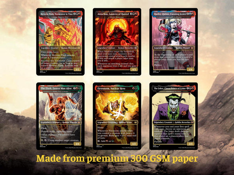 D.C Commander Deck • S.u.p.e.r.m.a.n • Forge a New Legacy in the M.T.G Multiverse! • Custom M.T.G Cards • P.r.e.m.i.u.m P.r.o.x.y Cards • Complete EDh Deck