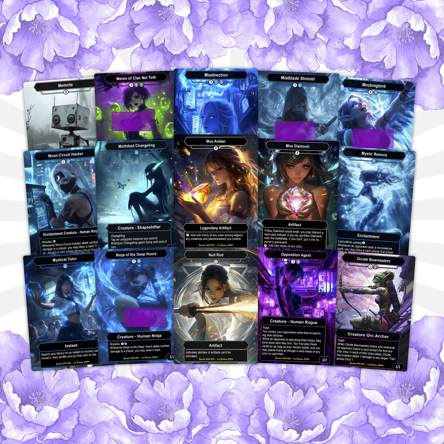 Yuriko Commander Ninja Deck – Custom Cards for Casual Play