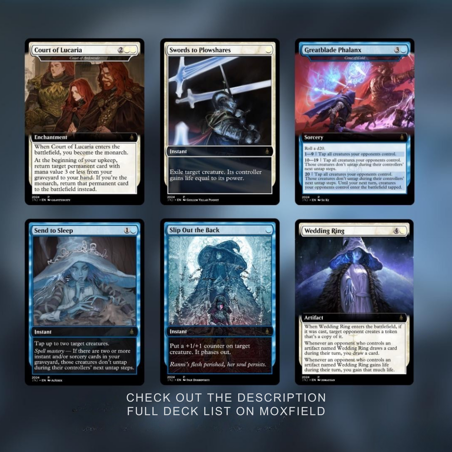 Elden Ring Commander | Dual-Commander Azorius Control Voltron | 100+ Custom Proxy Cards