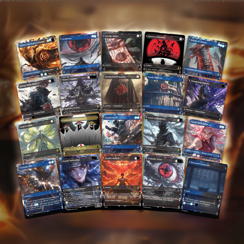 N.a.r.u.t.o N.i.n.j.a Commander Deck – Y.u.r.i.k.o R.e.i.m.a.g.i.n.e.d | F.a.s.t & S.n.e.a.k.y N.i.n.j.u.t.s.u EDH P.r.o.x.y