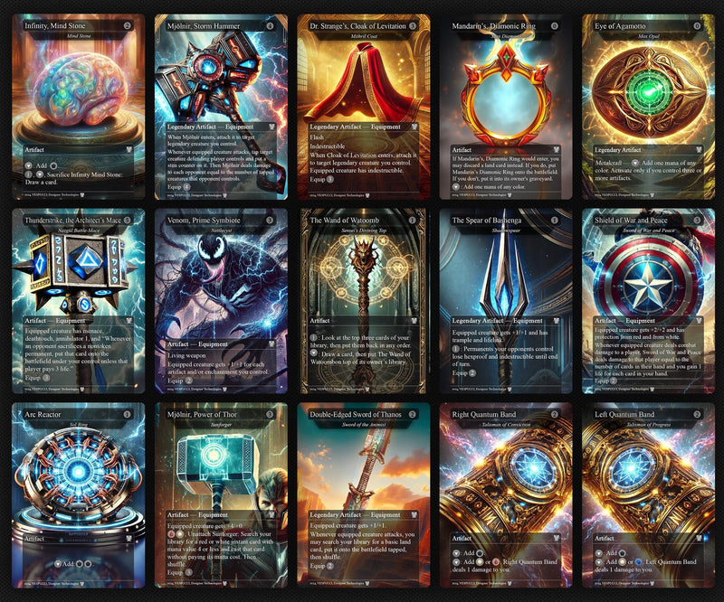 C.a.p.t.a.i.n A.m.e.r.i.c.a EDH Deck, 113 Cards, 13 Sideboard, Includes all major characters, C.a.p.t.a.i.n A.m.e.r.i.c.a Equipment Deck, Custom P.r.o.x.i.es