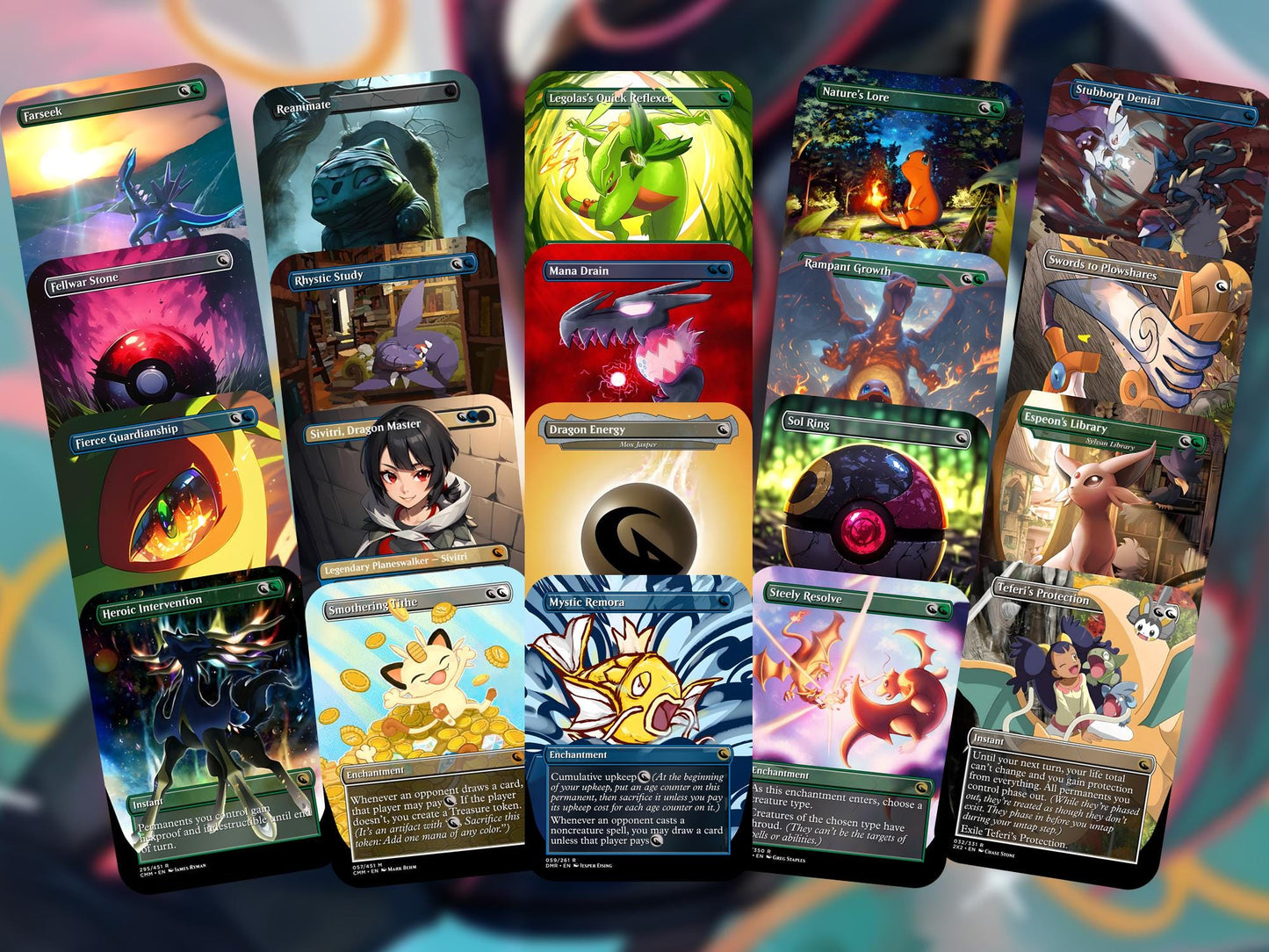 The Ur-Dragon EDH Proxy Deck - P.o.k.é.m.o.n Art, T.a.r.k.i.r Dragonstor.m, Dragon Tribal Commander