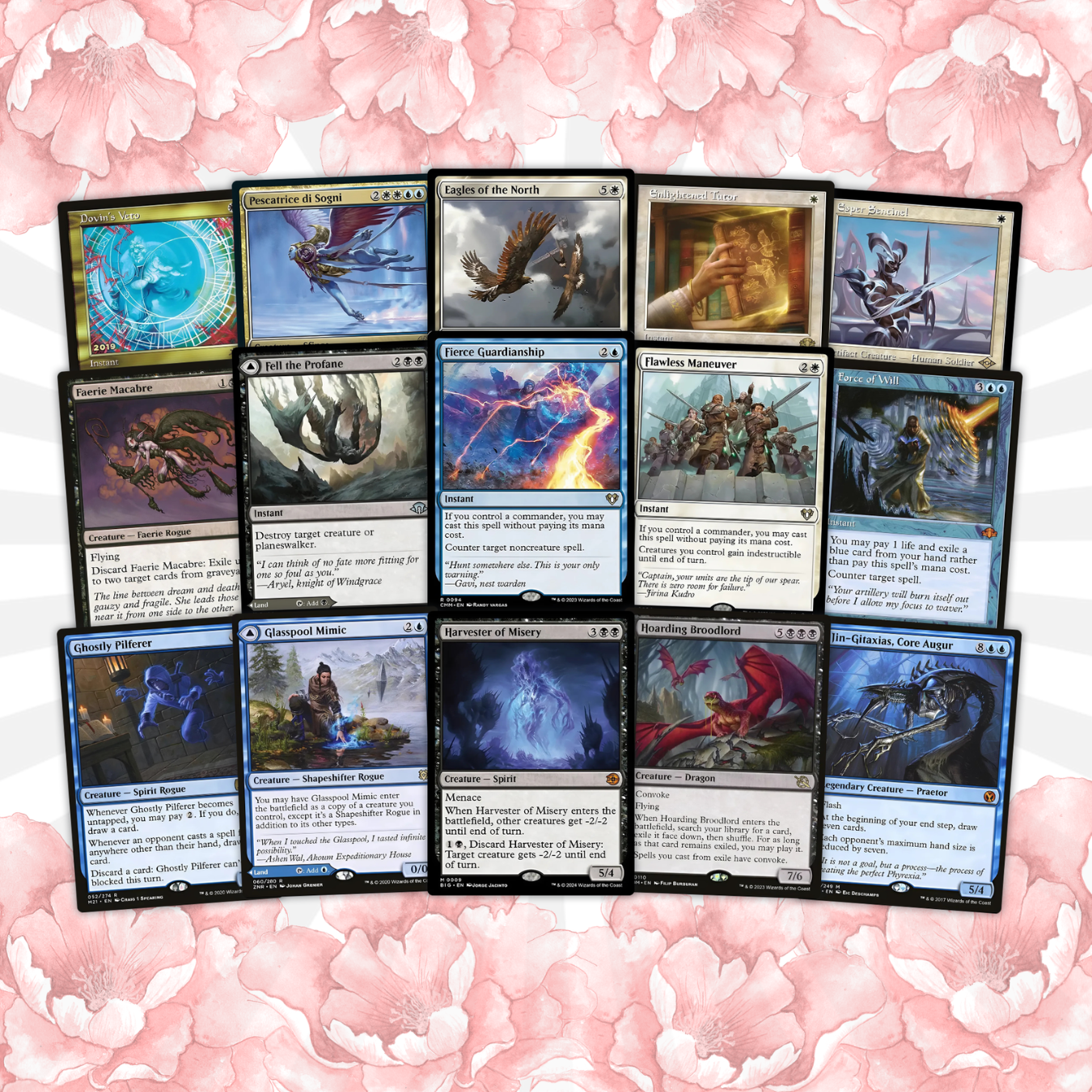 MTG Commander Deck EDH Deck Hashaton, Scrab's Fist 100 Magic Cards Custom Deck Esper Discard Aetherdrift