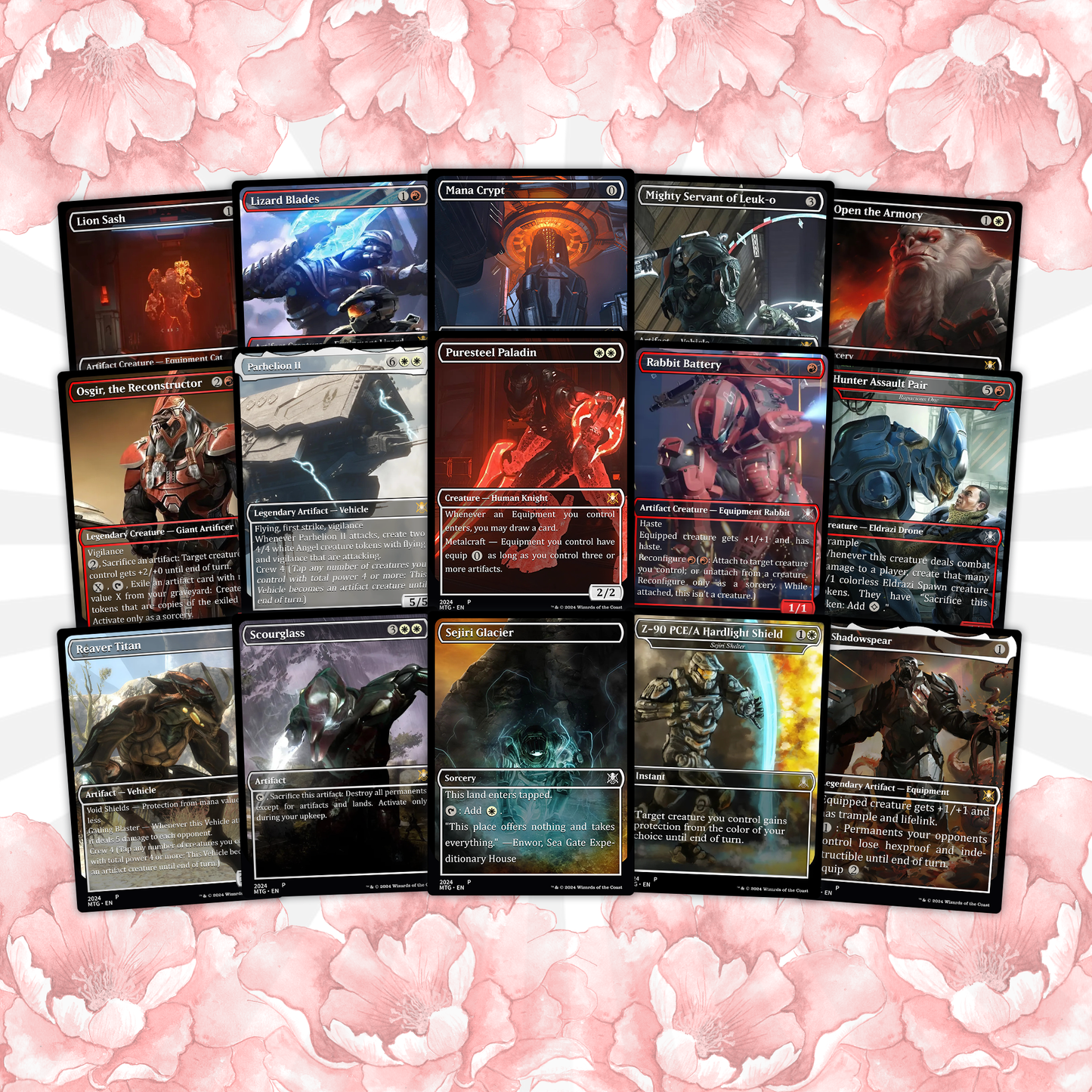 Halo Infinite Commander Deck • Halo Infinite themed Mtg Proxy Deck • H.a.l.o. A.r.m.o.r. • Mtg Deck Box •Proxy Custom Card •MTG Proxy Cards •Edh Deck