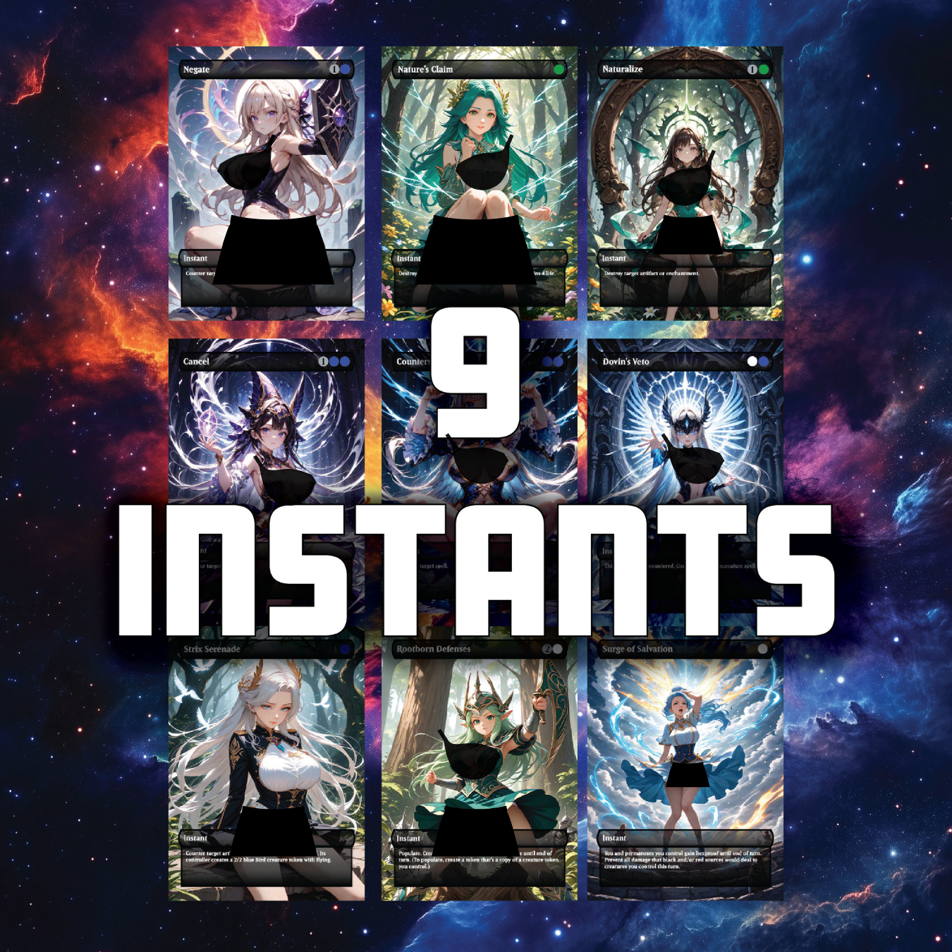 Custom Arcades, the Strategist Proxy Commander Deck - Sexy Art Edition