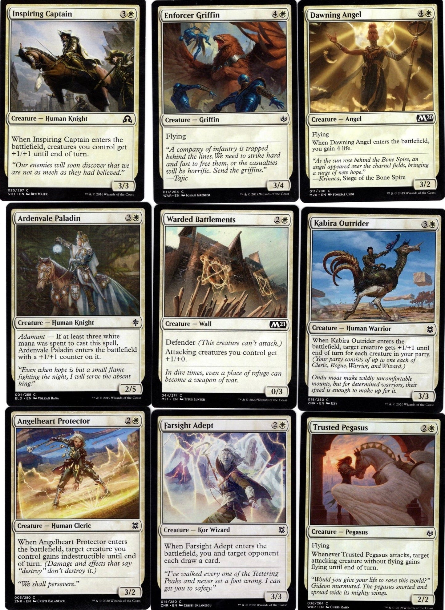 INDESTRUCTIBLE ANGELS-100 card MTG Deck-Commander-Magic the Gathering-Avacyn-Ready to Play