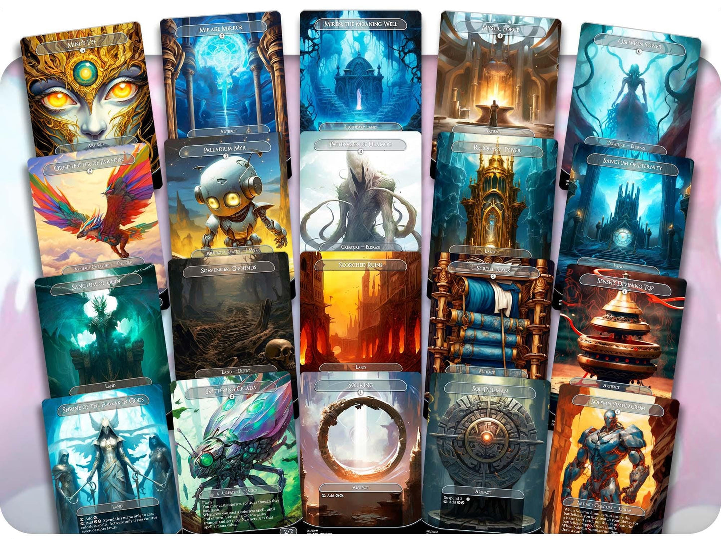 Zhulodok Eldrazi Tribal - 100 Proxy Cards - Commander EDH Deck - High Quality Altered Cards - Full ManaFlame Deck